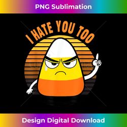 candy corn funny i hate you too halloween team candy corn - high-quality png sublimation download