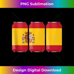 cool patriotic beer cans espana spain w spanish flag - trendy sublimation digital download