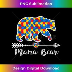 mama bear puzzle piece autism awareness mothers days 1 - artistic sublimation digital file