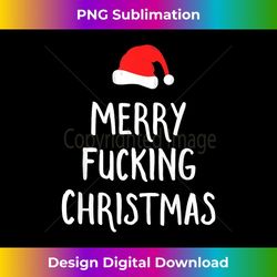 merry fucking christmas inappropriate santa pajama - exclusive sublimation digital file