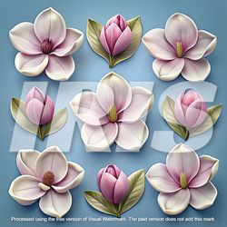 magnolia stickers