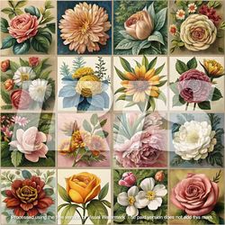 set of 16 colors for cross stitch embroidery