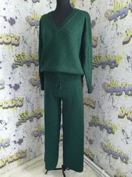 knit pants suit