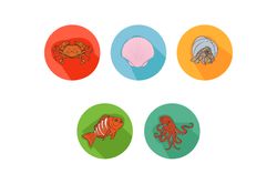 octopus friends cartoon animals bundle