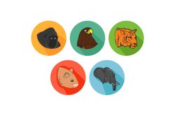 gorilla friends cartoon animals bundle