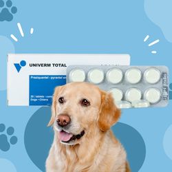 univerm total: broad-spectrum deworming for healthy dogs (10 tablets)