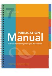 Publication Manual (OFFICIAL) 7th Edition