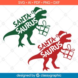 santa dinosaur svg, christmas t-rex svg, christmas dinosaurs svg, boy christmas svg, kids dino shirt svg, santa hat svg