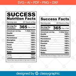 success nutrition facts svg, success svg, success label svg, nutrition facts svg, png, nutritional fact label template