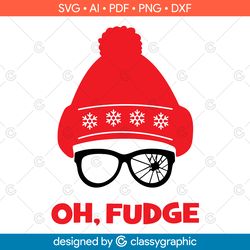 oh fudge svg, christmas svg, merry christmas svg, fudge svg, christmas clip art, christmas cut files cricut svg png dxf