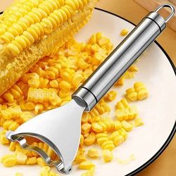 stainless steel corn peeler manual corncob shaver planer