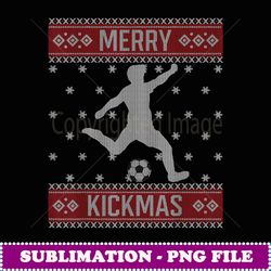 christmas soccer merry kickmas ball sport player xmas - png transparent sublimation design