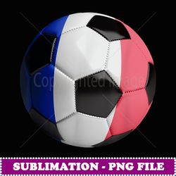 france flag football soccer ball - png sublimation digital download