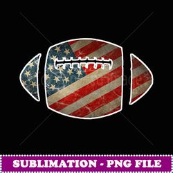 american flag football cool football with flag on it - modern sublimation png file