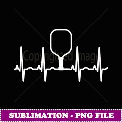 pickleball heartbeat t i love pickleball t - instant sublimation digital download