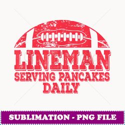 football pancake and football lineman - aesthetic sublimation digital file