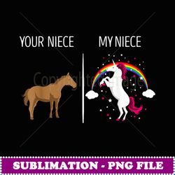 your niece my niece unicorn aunt niece matching s - png sublimation digital download