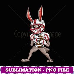 rabbit easter football outfit football player football - professional sublimation digital download