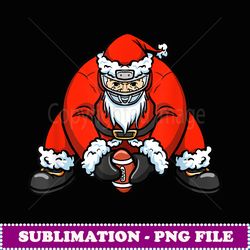 christmas boys men xmas football santa claus football - aesthetic sublimation digital file