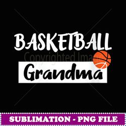 womens woman basketball grandma nana - vintage sublimation png download