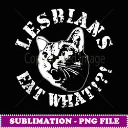 vintage lesbians eat what cat - trendy sublimation digital download