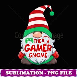 the gamer gnome graphic christmas matching family - premium sublimation digital download