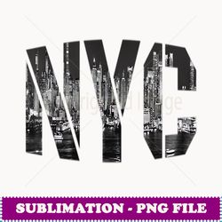 new york city skyline nyc manhattan - exclusive png sublimation download