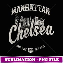 new york manhattan chelsea - aesthetic sublimation digital file