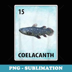 coelacanth mexican fish cards - instant sublimation digital download