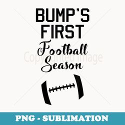 baby bump's first football season maternity - stylish sublimation digital download
