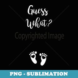 guess what pregnancy announcement - cute baby feet