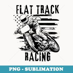 flat track motorcycle racing american flag speedway dirt - high-resolution png sublimation file