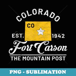 fort carson colorado co vintage 4th infantry division - professional sublimation digital download