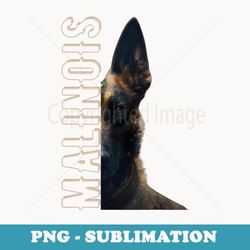 malinois belgian shepherd dog - stylish sublimation digital download