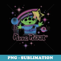 disney pixar toy story alien pizza planet airbrush - premium sublimation digital download