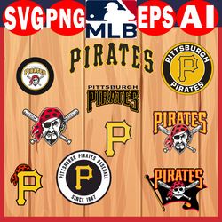 pittsburgh pirates svg, pittsburgh pirates bundle baseball teams svg, pittsburgh pirates mlb teams svg, png,