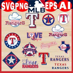 texas rangers svg, texas rangers bundle baseball teams svg, texas rangers mlb teams svg, png,