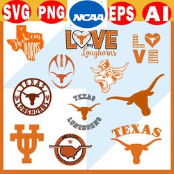 digital download, texas longhorns svg, texas longhorns clipart, texas longhorns logo ,ncaa team,.