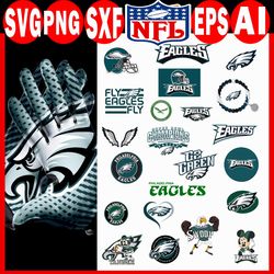 philadelphia eagles bundle, philadelphia eagles team svg, philadelphia eagles svg, nfl teams svg, nfl instant download.