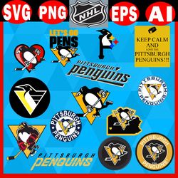 pittsburgh penguins svg, pittsburgh penguins bundle, pittsburgh penguins logo, nhl bundle, nhl logo, nhl ,svg, png, eps