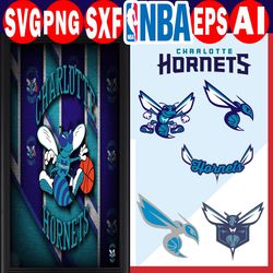 charlotte hornets bundle svg, charlotte hornets svg, nba bundle svg, sport svg