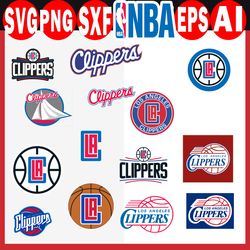 la clippers logo, la clippers svg, la clippers eps, la clippers clipart, clippers svg, los angeles clippers svg, nba