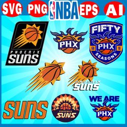 phoenix suns svg, basketball team svg, basketball svg, nba svg, nba logo, nba teams svg, png, dxf