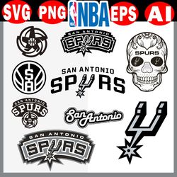 san antonio spurs team bundles svg, san antonio spurs svg, nba teams svg, nba svg, instant download