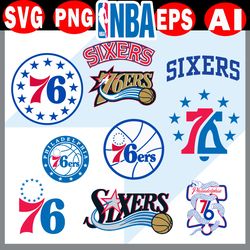 philadelphia 76ers svg, basketball team svg, basketball svg, nba svg, nba logo, nba teams svg, png, dxf.