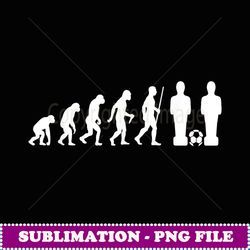 foosball evolution football table soccer player - high-resolution png sublimation file