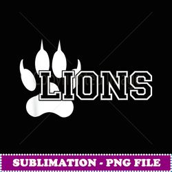 lions football tshirt - decorative sublimation png file