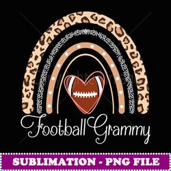 football grammy boho rainbow funny football grammy - decorative sublimation png file