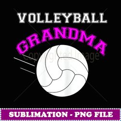 volleyball grandma support - instant png sublimation download