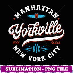 new york manhattan yorkville - artistic sublimation digital file